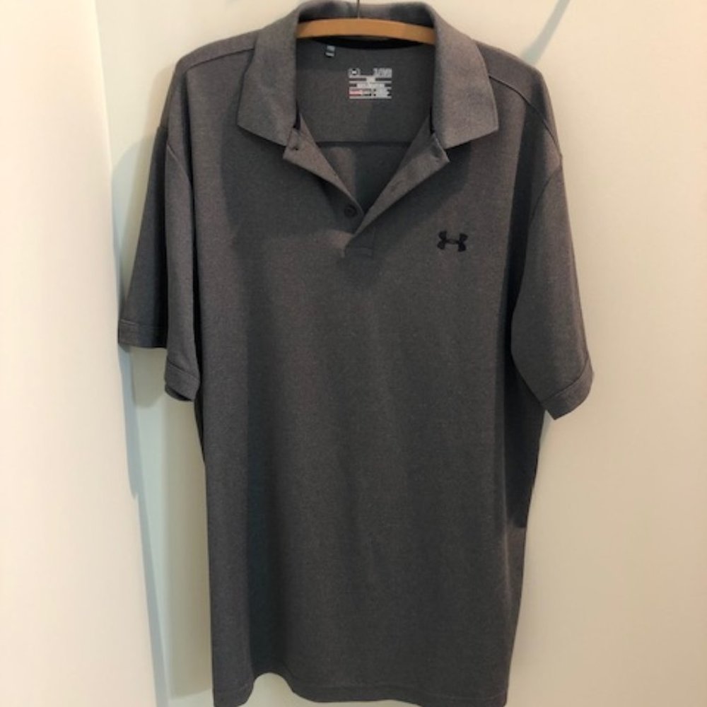 UNDER ARMOUR Men's XL Heat Gear Short Sleeve Polo